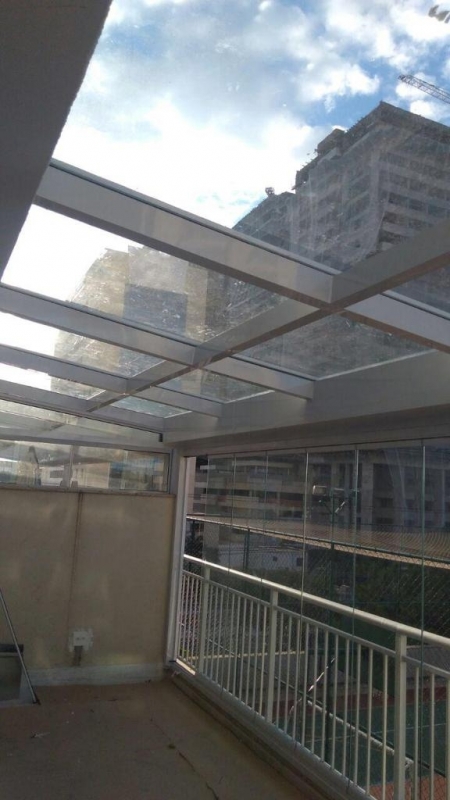 Cobertura de Vidro Laminado Orçar Ibirapuera - Cobertura de Vidro Zona Sul