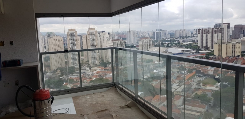 Fechamento de Sacadas de Vidro Guarujá - Fechamento de Sacada com Vidro