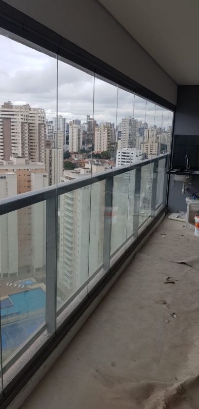 Sacadas de Vidro Sistema sem Roldana São Sebastião - Sacada Fechada com Vidro