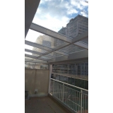 cobertura de vidro temperado orçar Cidade Monções