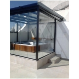 venda de cobertura de vidro área externa Panamby